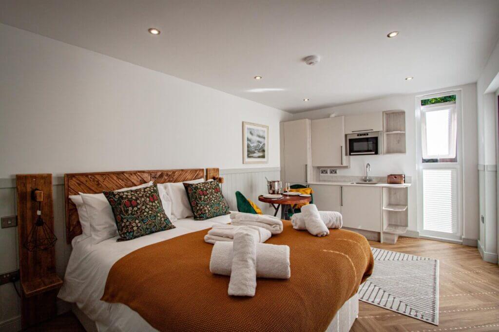 Winster Luxury Pod Living Area
